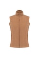 Dames Fleece bodywarmer Kariban K906 CAMEL HEATHER